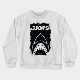 JAWS Abstract Minimalistic Fan Art Movie Poster Design Crewneck Sweatshirt